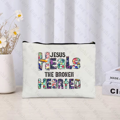 Christian-themed zipper pouch