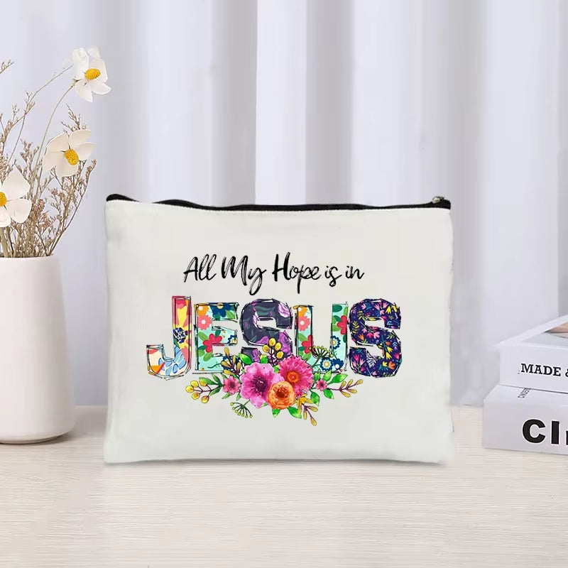 Christian-themed zipper pouch