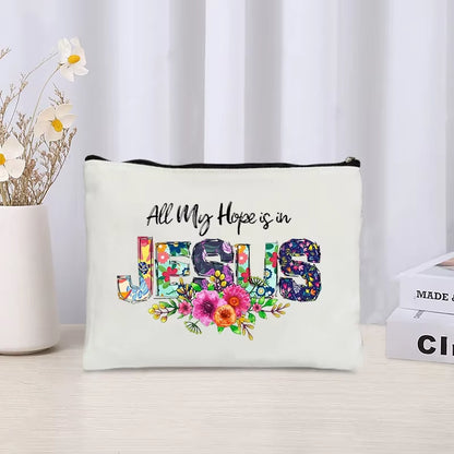 Christian-themed zipper pouch