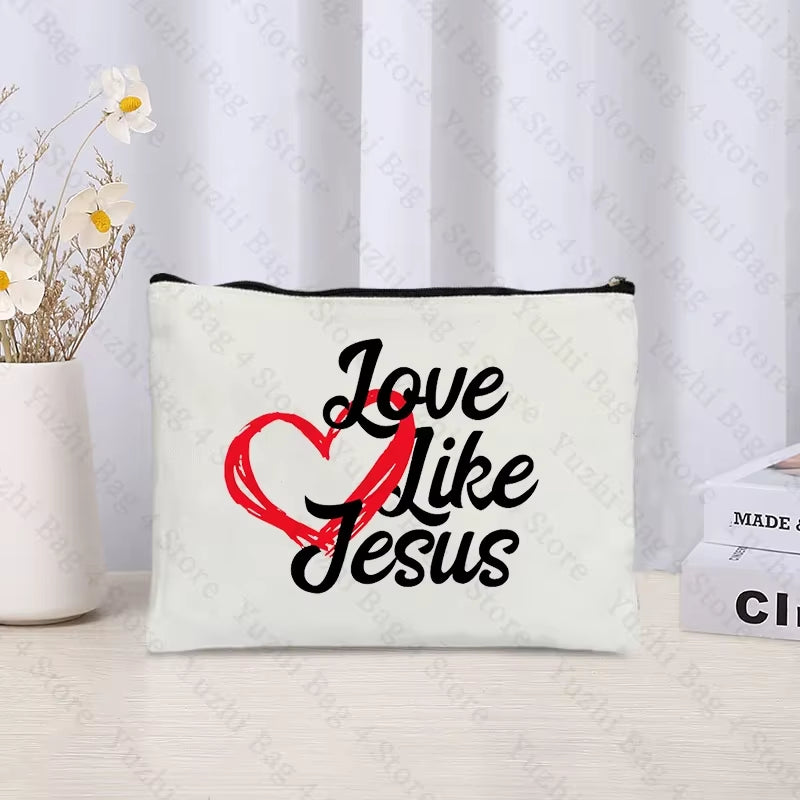 Christian-themed zipper pouch