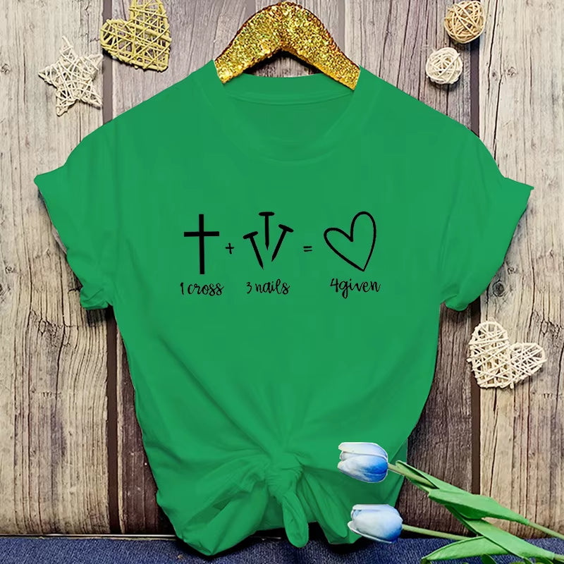Christian Symbol Equation T-Shirt 