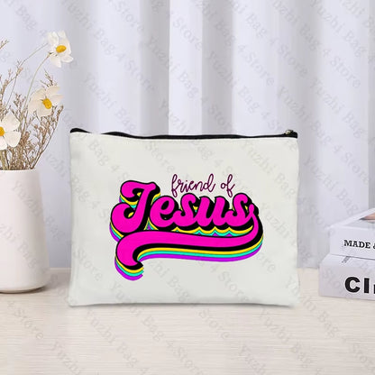 Christian-themed zipper pouch