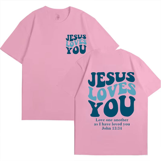 Jesus Loves You" Christian Streetwear T-Shirt 