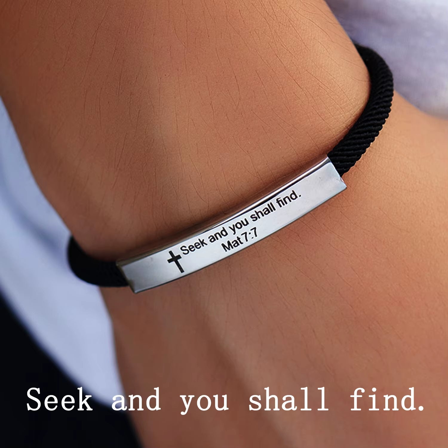 Christian bible verse bracelet