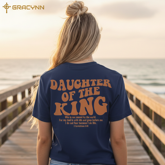 Daughter of the King Aesthetic Christian Tee