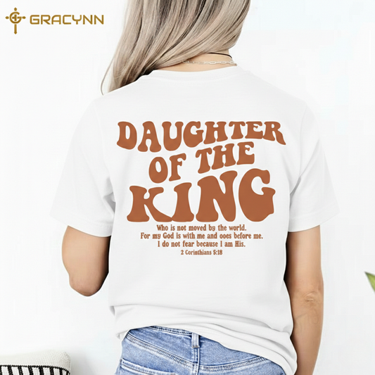 Daughter of the King Aesthetic Christian Tee