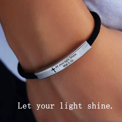 Christian bible verse bracelet