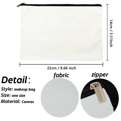 Jesus Canvas Cosmetic Bag for Women