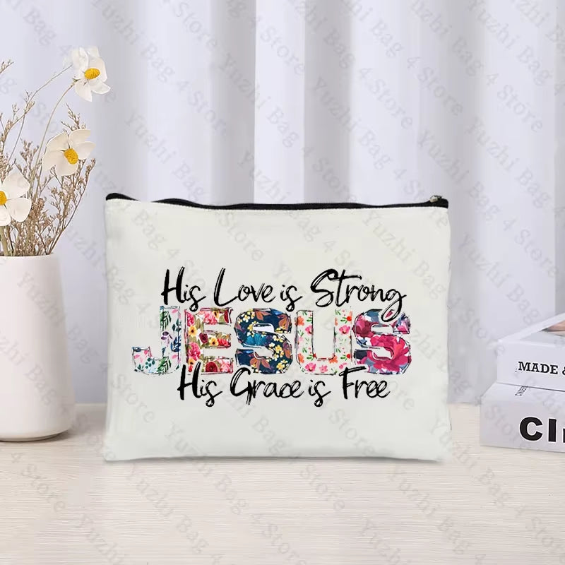 Christian-themed zipper pouch