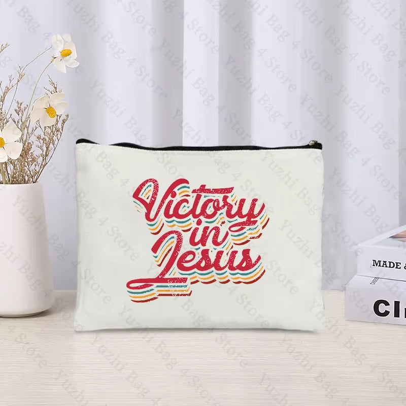 Christian-themed zipper pouch