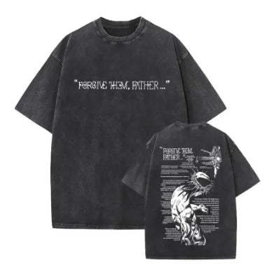 Jesus Forgive Them Father Vintage Christian T-shirt