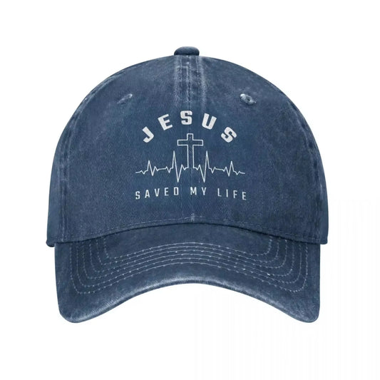 Jesus Saved My Life Unisex Adjustable Hat