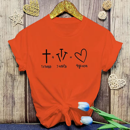 Christian Symbol Equation T-Shirt 