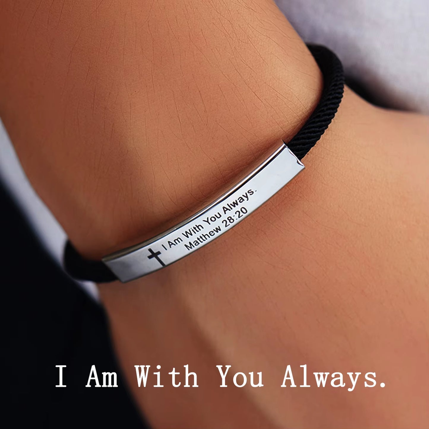 Christian bible verse bracelet