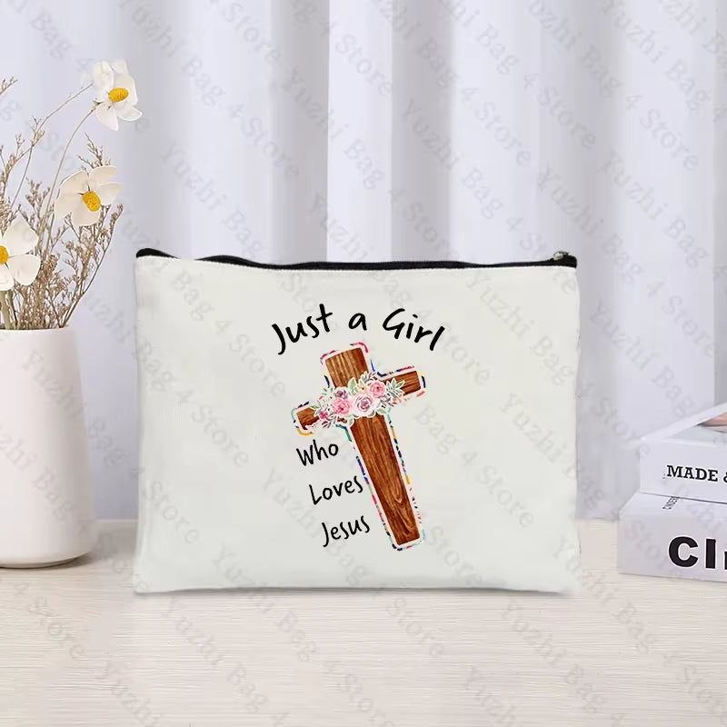 Christian-themed zipper pouch