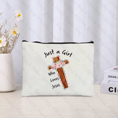 Christian-themed zipper pouch
