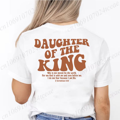 Daughter of the King Aesthetic Christian Tee