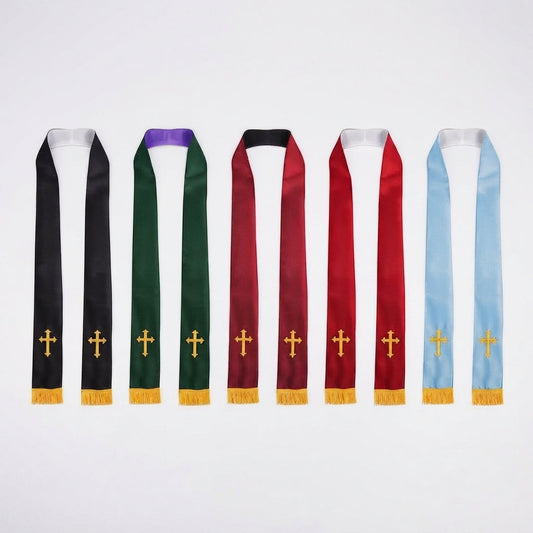 Adult Unisex Reversible Liturgical Clergy Stole