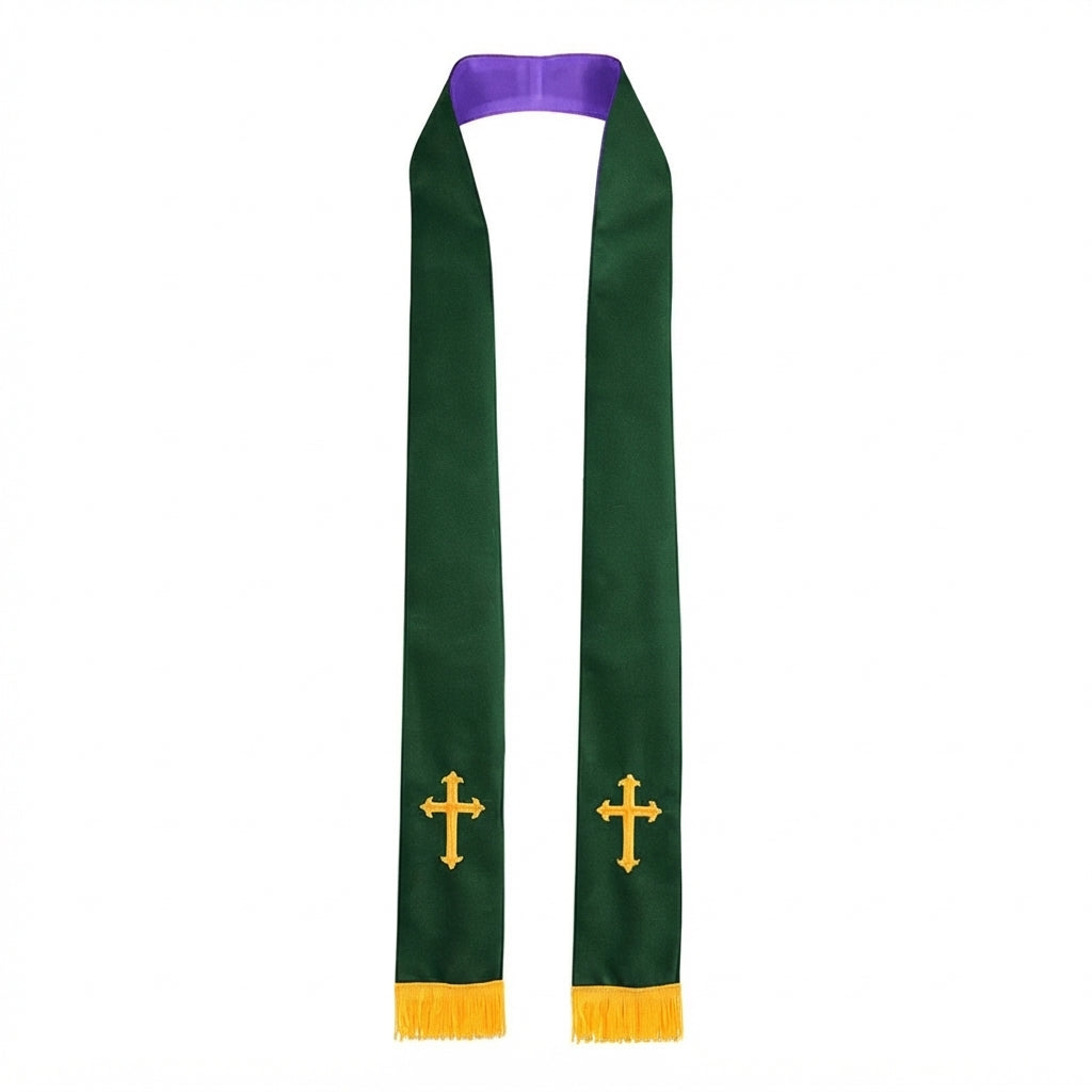 Adult Unisex Reversible Liturgical Clergy Stole