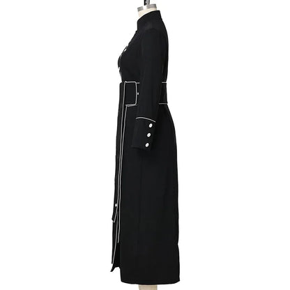 Gracynn Unisex Medieval Clergy Cassock Robe – Anime-Inspired Liturgical Set with Coat and Belt