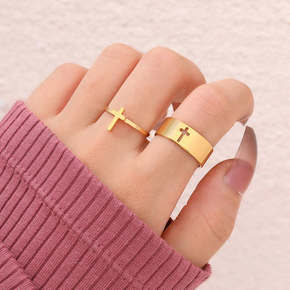  Minimalist Adjustable Couple Ring