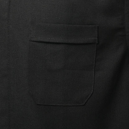 Men's Broadcloth Clergy Tab-Collar Shirt – Classic Long Sleeve Minister Uniform Top