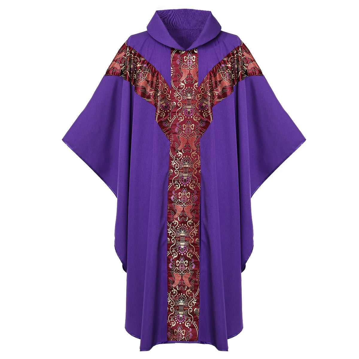Clergy Chasuble & Stole Set — Liturgical Vestment for Catholic Priests