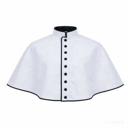 Men's Traditional Clergy Shoulder Cape Pellegrina – Premium Liturgical Cassock Mozzetta Attachment