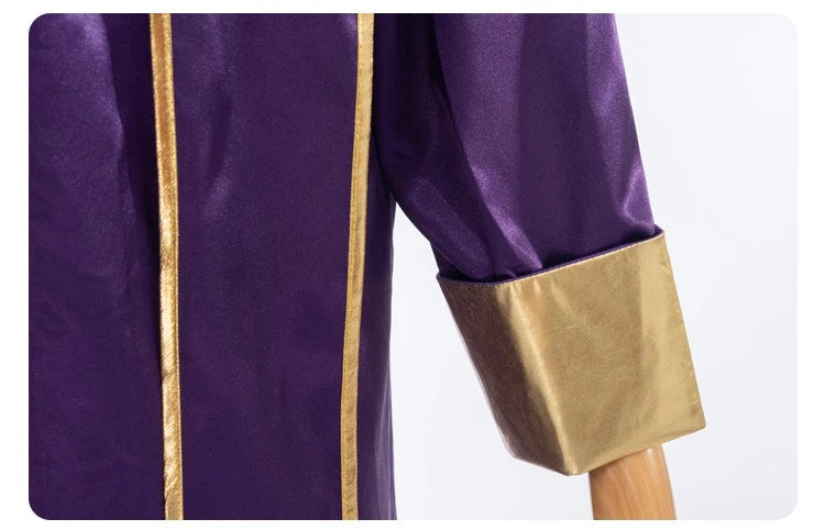 Adult Unisex Clergy Cassock Robe Set – Premium Liturgical Gown with Embroidered Cross Stoles
