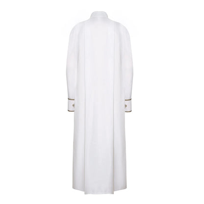 Men's Medieval Cao Pi Liturgical Cassock Robe – Minimalist Clergy Vestment Alb Gown