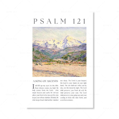 Psalm Scripture Canvas Wall Art