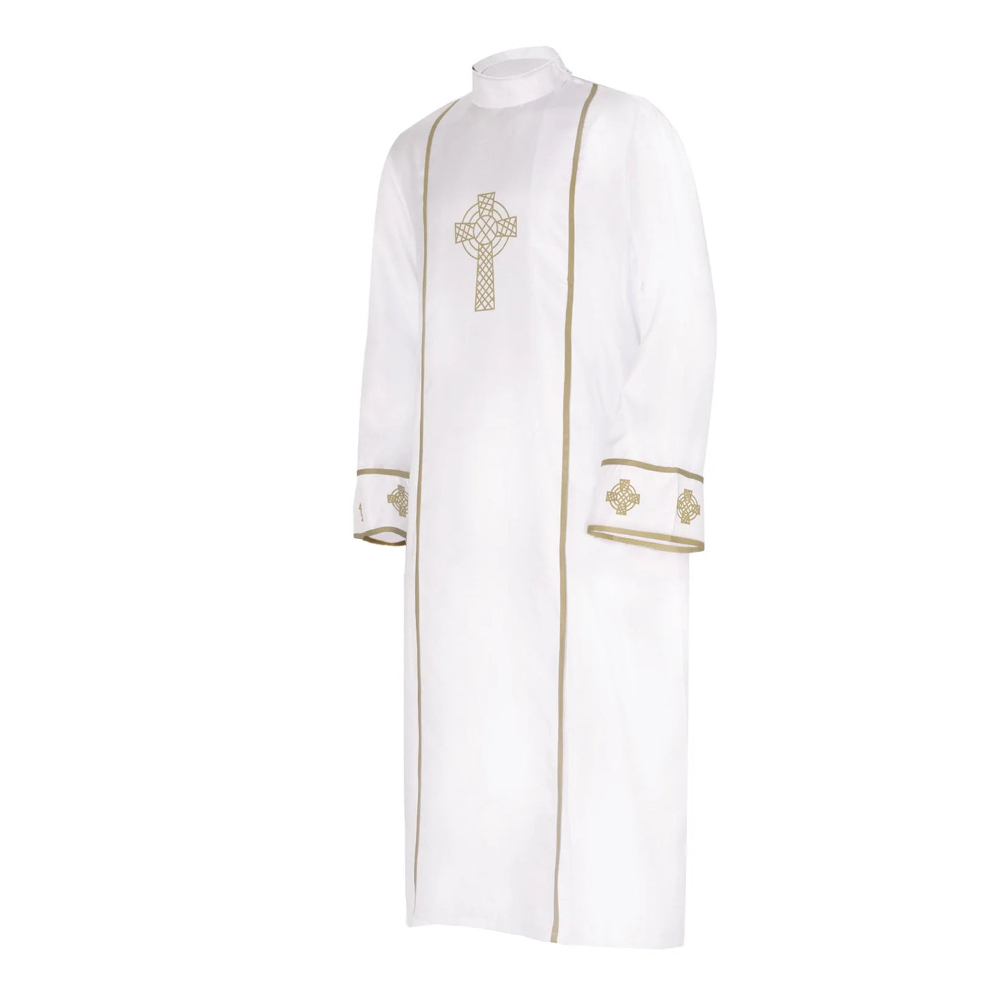 Men's Medieval Cao Pi Liturgical Cassock Robe – Minimalist Clergy Vestment Alb Gown