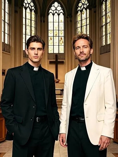 Men's Broadcloth Sleeveless Clergy Shirt – Lightweight Insert Tab Collar Ministry Top