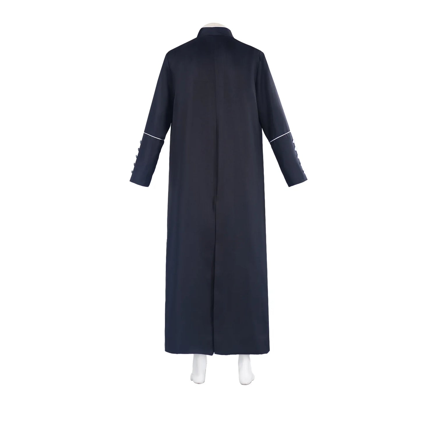 Adult Unisex Traditional Roman Catholic Clergy Cassock Robe – Single-Breasted Liturgical Vestment Gown
