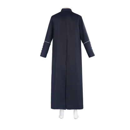 Adult Unisex Traditional Roman Catholic Clergy Cassock Robe – Single-Breasted Liturgical Vestment Gown