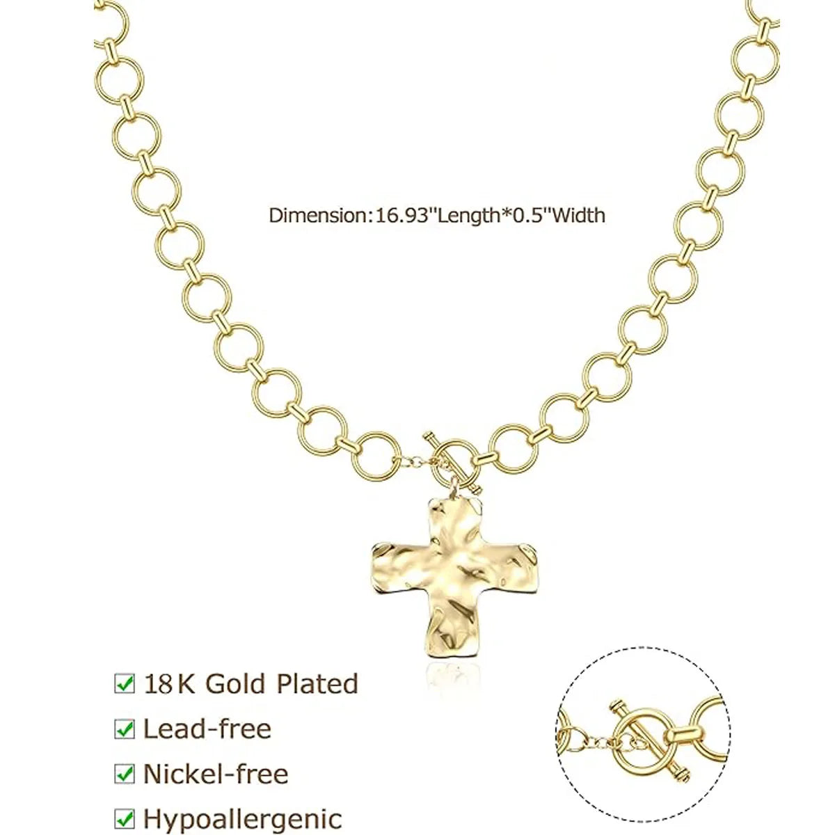 Layered Cross Necklace — A Symbol of Faith, Worn with Grace