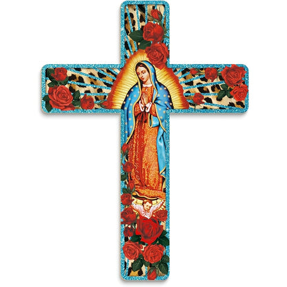 Our Lady of Guadalupe Wooden Cross