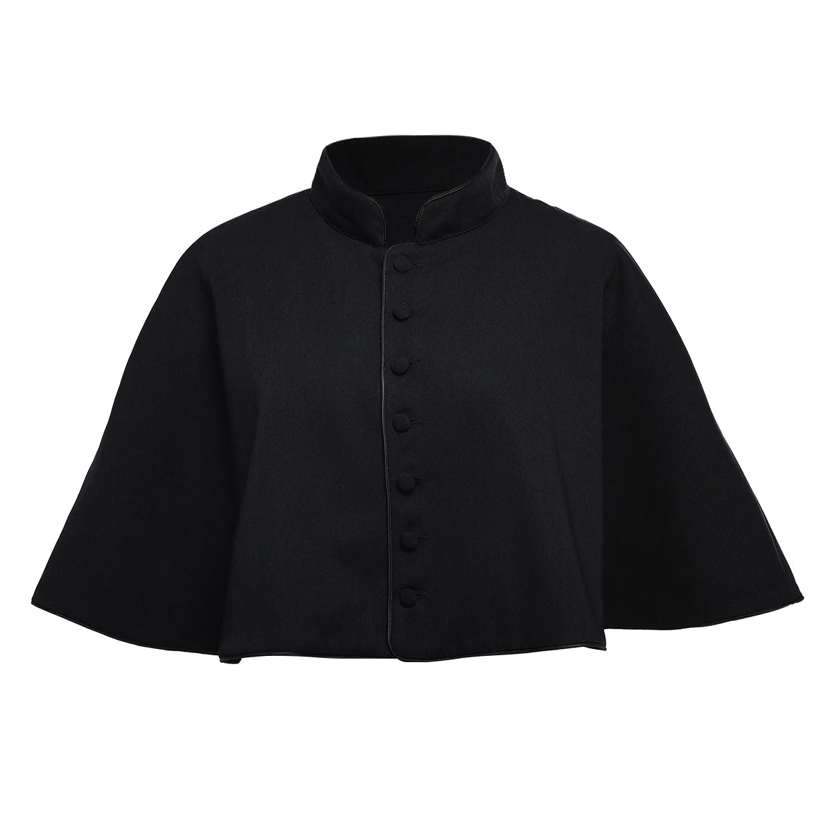 Men's Traditional Clergy Shoulder Cape Pellegrina – Premium Liturgical Cassock Mozzetta Attachment