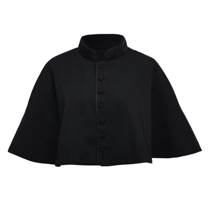Men's Traditional Clergy Shoulder Cape Pellegrina – Premium Liturgical Cassock Mozzetta Attachment