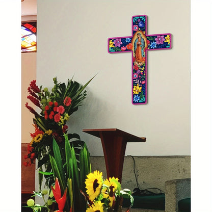 Our Lady of Guadalupe Wooden Cross