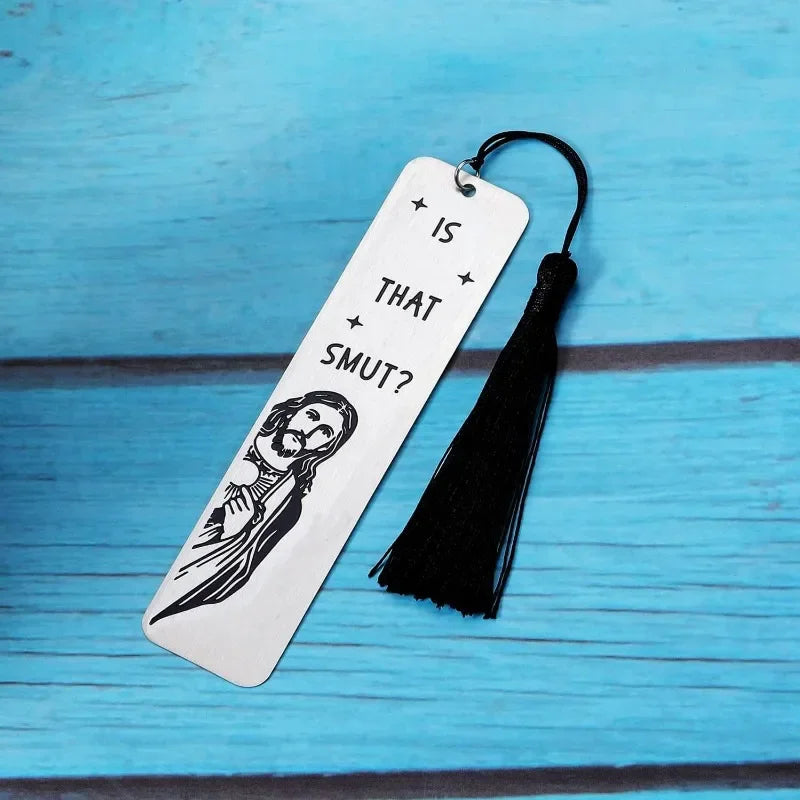"Is That Smut?" Bookmark — Stainless Steel