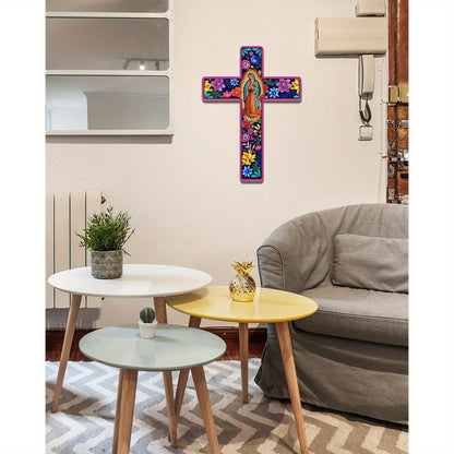 Our Lady of Guadalupe Wooden Cross