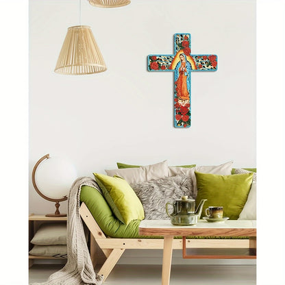 Our Lady of Guadalupe Wooden Cross