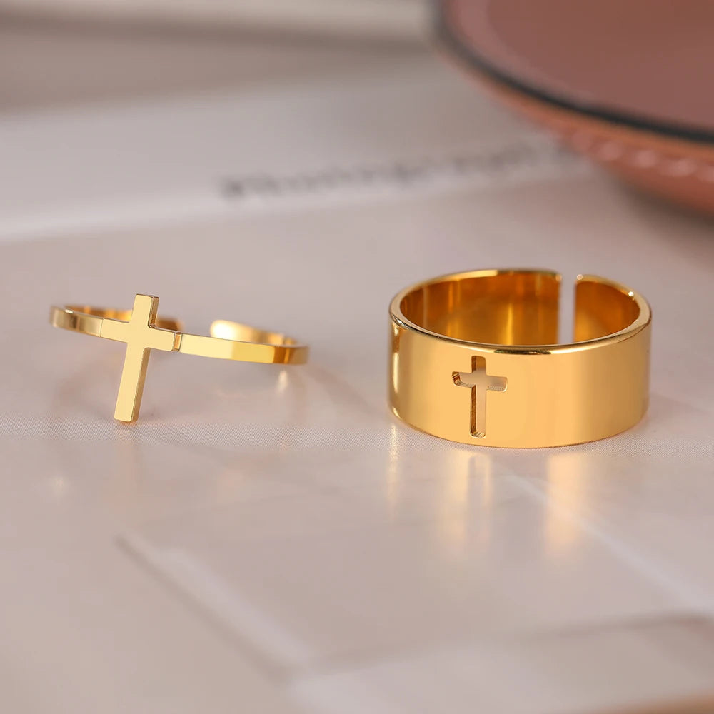  Minimalist Adjustable Couple Ring