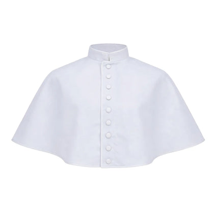 Men's Traditional Clergy Shoulder Cape Pellegrina – Premium Liturgical Cassock Mozzetta Attachment