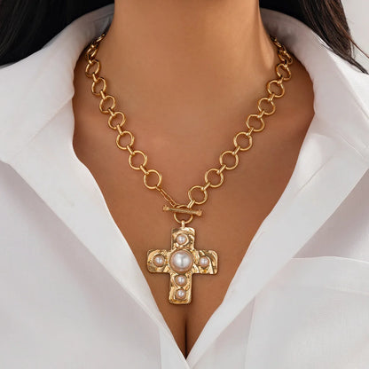 Layered Cross Necklace — A Symbol of Faith, Worn with Grace