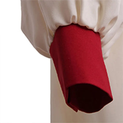 Premium Adult Liturgical Choir Robe Set – Classic Church Uniform with Contrast Yoke and Tied Tie