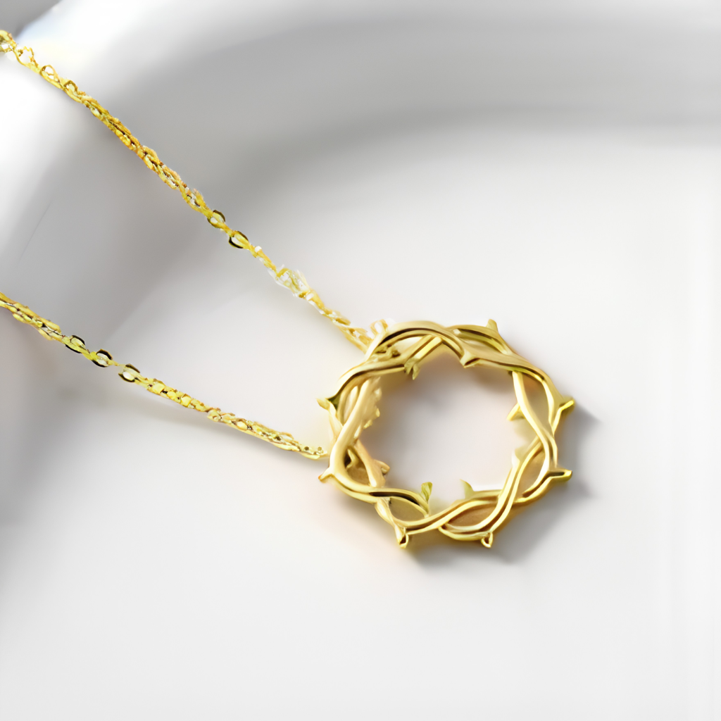 Crown of Thorns Inspired Pendant Necklace