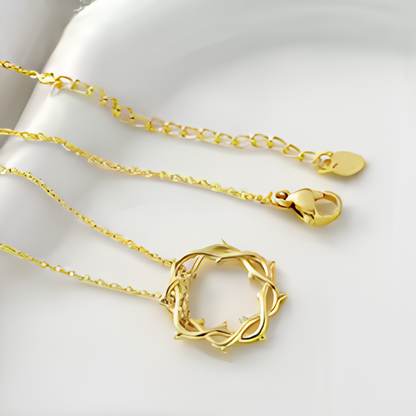 Crown of Thorns Inspired Pendant Necklace