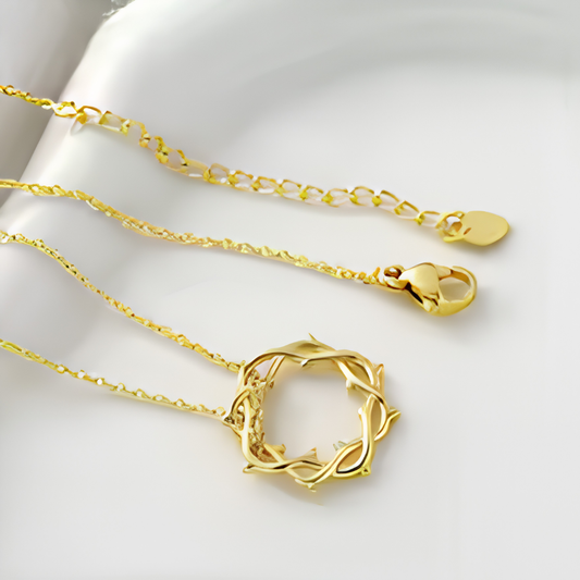 Crown of Thorns Inspired Pendant Necklace